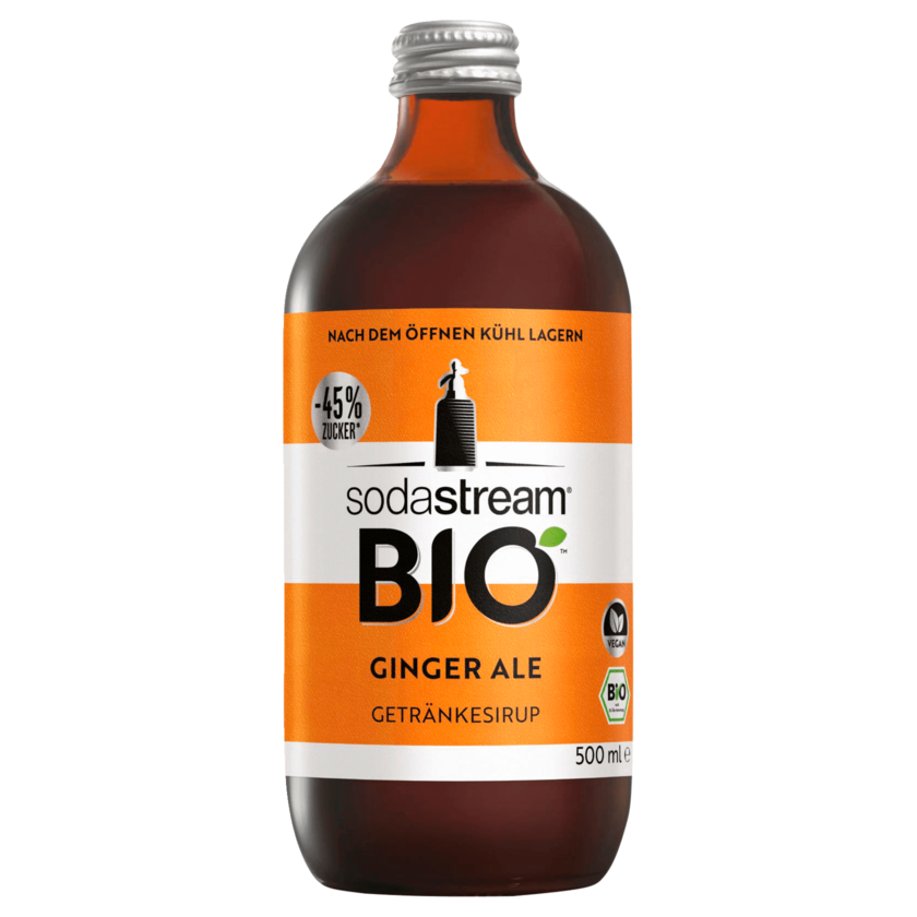 SodaStream Bio Getränkesirup Ginger Ale 0,5l